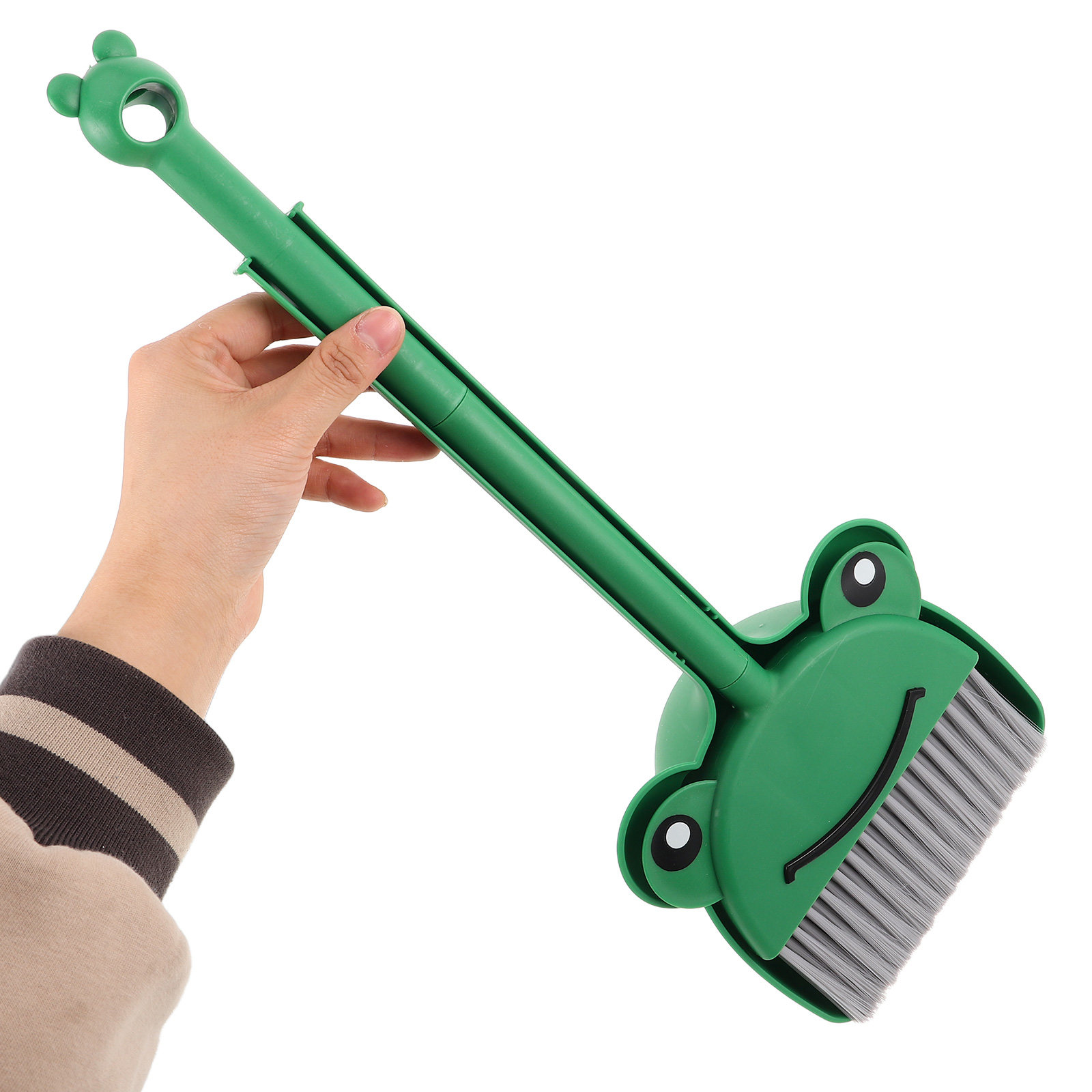 Kids Outdoor Broom - مجموعة مكنسة وجرافة للأطفال بتصميم كرتوني،