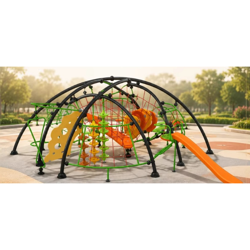 Kids Outdoor Climbing Frame - إطار تسلق، قبة حبل خارجية، هيكل