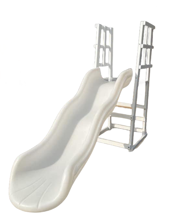 Kids Outdoor Furniture Set - عرض ساخن: زحليقة بلاستيكية بيضاء مزدوجة