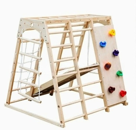إطار تسلق خشبي مع مجموعة أرجوح - مراجعة Kids Outdoor Climbing Frame وسعره