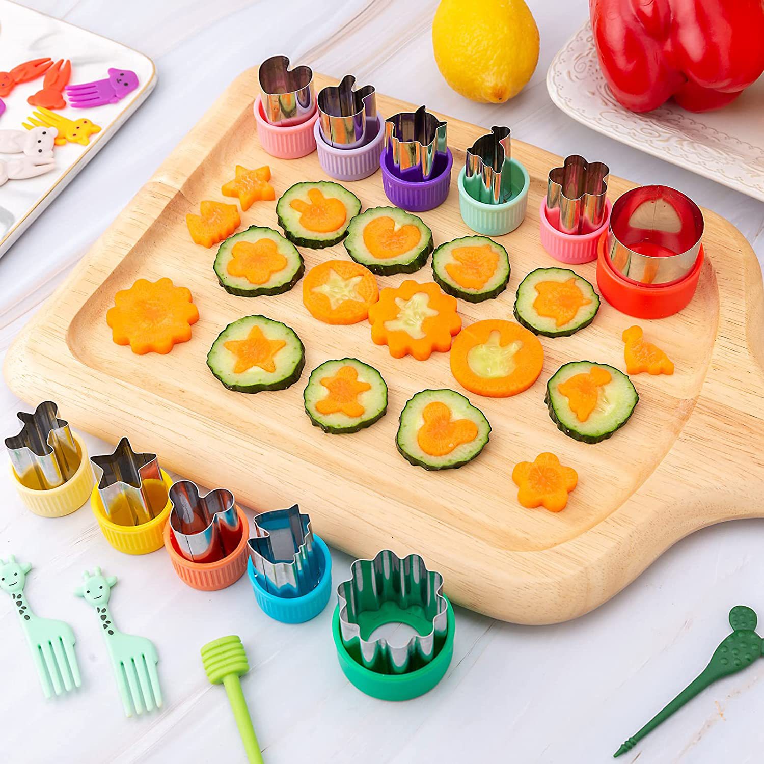 مجموعة أشكال قطاعة الخضراوات ا - مراجعة Kids Outdoor Kitchen Accessories وسعره