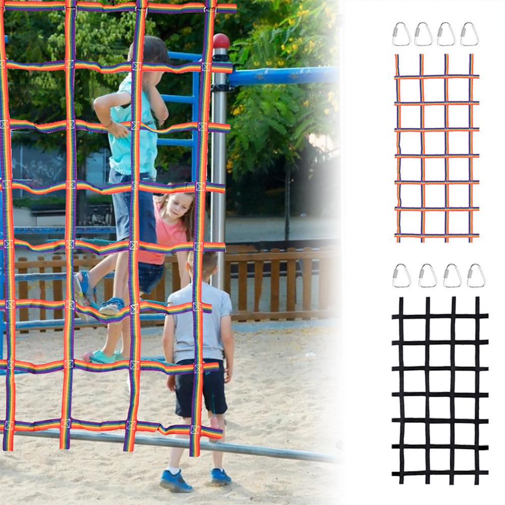 الزحف صافي ملعب شبكة بضائع 89  - مراجعة Kids Outdoor Climbing Frame وسعره