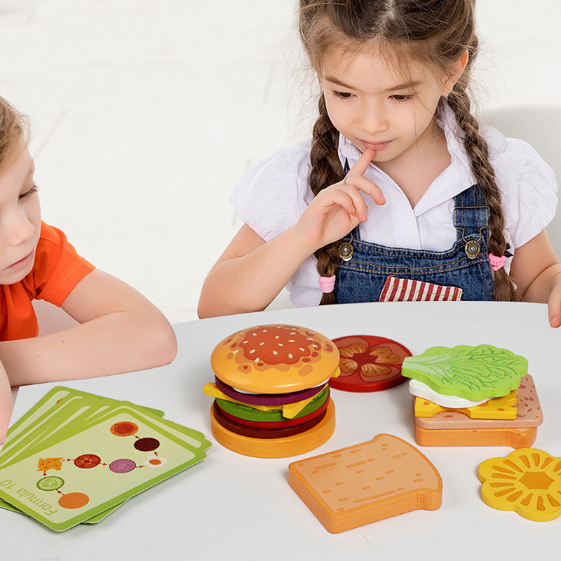 ألعاب تكديس الساندويتشات الخشب - مراجعة Kids Outdoor Kitchen Accessories وسعره