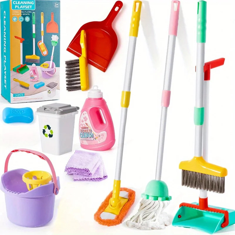 مجموعة تنظيف للأطفال مكونة من  - مراجعة Kids Outdoor Broom وسعره