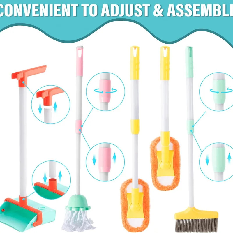 مجموعة تنظيف للأطفال مكونة من  - مراجعة Kids Outdoor Broom وسعره
